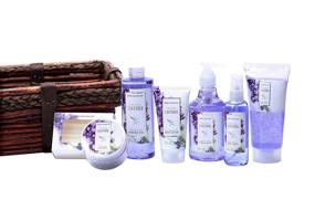 img 3 attached to 🛀 Luxury Green Canyon Spa Gift Basket for Mothers Day - Lavender Scented 8-Piece Bath and Body Set, Perfect for Women and Mother In Law