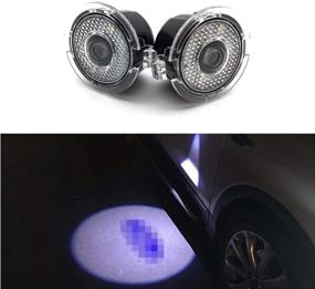 img 4 attached to 2pcs Car Door LED Logo Puddle Lighting Side Mirror Projector Ghost Shadow Lights Courtesy Step Welcome Projector Lamps for Ford Series by Cszlove