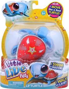 img 4 attached to 🐢 Little Live Pets Turtle Super: Interactive and Lifelike Turtle Toy for Kids