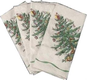 img 1 attached to Spode Christmas Tree Green Napkin Dinnerware