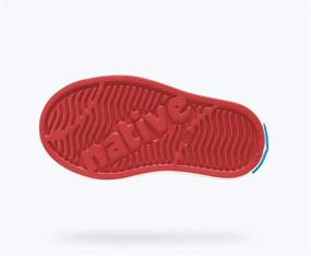 img 3 attached to Native Kids Shoes Jefferson Torch Red/Shell White 11 Little Kid M - Stylish and Comfortable Footwear for Little and Big Kids