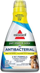 img 4 attached to 🐾 Powerful Bissell Pet Stain & Odor Eliminator with Antibacterial Action - Carpet Formula 1567, 40 Fl Oz