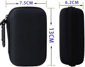 img 1 attached to 📷 Durable Storage Case for Olympus Tough TG-6/ TG-5/TG-4 Digital Camera – WERJIA Hard Carrying Case: Black