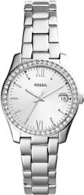 img 4 attached to ⌚️ Fossil Women's Scarlette Mini Quartz Watch with Stainless Steel Casing