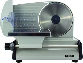 img 1 attached to Nesco 7.5-inch Silver Food Slicer, One Size