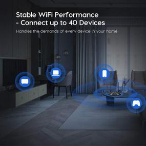 img 2 attached to 📶 Tenda AC2100 Smart WiFi Router AC19 - High-Speed Dual Band Gigabit Wireless (2033 Mbps) Internet Router for Home - 4 LAN Ports+1 USB Port - MU-MIMO Technology - Parental Control - Alexa Compatible