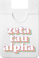 zeta tau alpha adhesive wallet logo