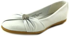 img 4 attached to Stylish Swea Pea & Lilli Flats with Rhinestone Heart: Perfect for Sophisticated Fashionistas!
