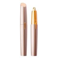 👁️ brows eyebrow electric facial hair remover: women's 18k rose gold trimmer - smooth and precise hair removal logo
