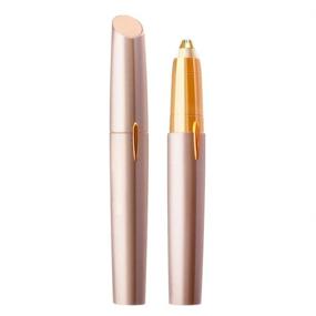img 2 attached to 👁️ Brows Eyebrow Electric Facial Hair Remover: Women's 18K Rose Gold Trimmer - Smooth and Precise Hair Removal