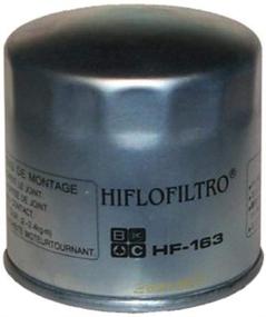 img 1 attached to 🔍 Hiflofiltro HF163 Одиночные масляные фильтры, черные: Оптимальное решение фильтрации для максимальной производительности двигателя.