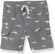 🩳 amazon brand medium boys spotted shorts in kids' clothing, ideal for all-day comfort logo
