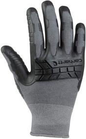 img 3 attached to 🧤 Carhartt C Grip Knuckler Glove: Superior Black Men's Accessory for Optimal Protection