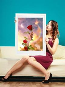 img 1 attached to Beaudio Diamond Painting Adults Rose 11 8X15 7Inch