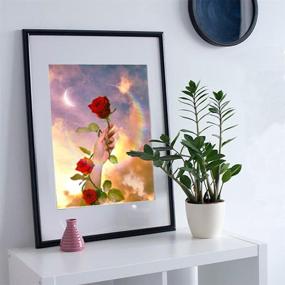img 3 attached to Beaudio Diamond Painting Adults Rose 11 8X15 7Inch