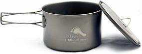 img 3 attached to Highly Portable TOAKS 700ml Titanium Pot