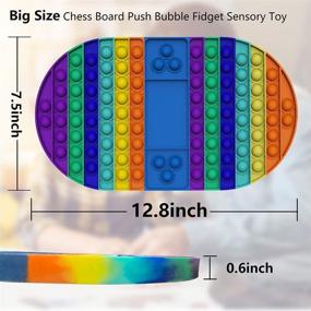 img 1 attached to 🌈 Ultimate Rainbow Sensory Experience: XEVFITN Interactive Parent-Child Connection