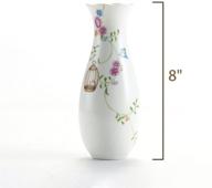 small white ceramic flower centerpieces logo