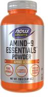 💪 now sports nutrition amino-9 acids essentials powder: enhanced protein synthesis for maximum performance - 11.64 oz logo