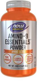 img 4 attached to 💪 NOW Sports Nutrition Amino-9 Acids Essentials Powder: Enhanced Protein Synthesis for Maximum Performance - 11.64 Oz