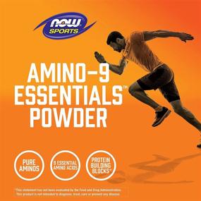 img 1 attached to 💪 NOW Sports Nutrition Amino-9 Acids Essentials Powder: Enhanced Protein Synthesis for Maximum Performance - 11.64 Oz
