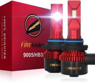 firehawk 2021 led bulbs: 15000lm japanese csp, 400% brightness, 200% night visibility, pack of 2 logo