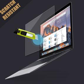 img 1 attached to 👁️ PERFECTSIGHT Medical-Grade Anti Glare Blue Light Filter Screen Protector for MacBook 12 inch with Retina Display A1534 - Ultimate Eye Protection