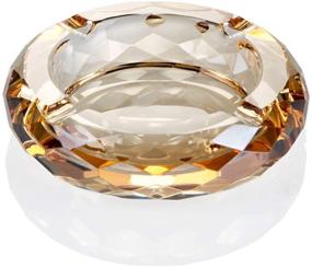 img 4 attached to 💎 Exquisite Crystal Ashtray Cigarettes Tabletop Decoration: A Perfect Blend of Elegance and Functionality