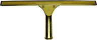 🪟 ettore 10014 pro series brass squeegee, 14-inch: achieve streak-free windows with professional-grade quality logo