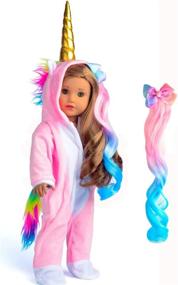 img 3 attached to 🦄 Unicorn American Sweet Dolly Clothes