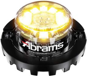 img 4 attached to 🚨 Abrams SAE Class-1 Blaster 120 LED Tow Truck Construction Vehicle Strobe Light - Amber/Amber, 36W, 12 LED, Hideaway, Surface Mount: Effective Warning Light for Safety