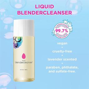 img 3 attached to 🧽 BEAUTYBLENDER Liquid BLENDERCLEANSER: Effortless Makeup Sponge, Brush & Applicator Cleaning- 3 oz Vegan, Cruelty Free, Made in the USA