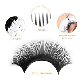 img 2 attached to 💫 Luxurious Volume Lash Extensions: Easy Fan, Rapid Blooming Lashes, 2D-10D-20D - 0.07 D Curl Mix 8-15mm