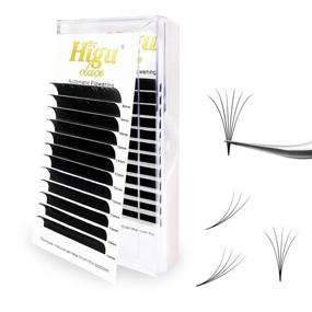 img 4 attached to 💫 Luxurious Volume Lash Extensions: Easy Fan, Rapid Blooming Lashes, 2D-10D-20D - 0.07 D Curl Mix 8-15mm