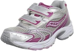 img 4 attached to Saucony Cohesion Running Little Jelly Girls' Shoes: The Perfect Athletic Footwear for Active Outings