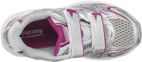 img 2 attached to Saucony Cohesion Running Little Jelly Girls' Shoes: The Perfect Athletic Footwear for Active Outings