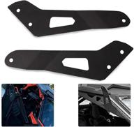 🔦 enhance your can-am maverick x3 max ds rs with 50'' led light bar upper roof mounting brackets windshield (bracket 2017-2021) logo