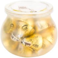🍬 clear plastic bulbous candy jar with lid - 4 oz - 100 count box - restaurantware - 2.5" x 2.5" x 2.5 logo