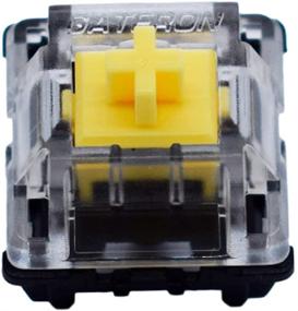 img 4 attached to 💛 Клавиатура с переключателями Gateron Optical Yellow - превосходная производительность и тактильное превосходство