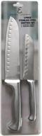 emeril lagasse 2 piece stainless santoku kitchen & dining logo