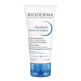 img 4 attached to Atoderm Hand and Nail Cream by Bioderma - Nourishing and Restorative Formula for Sensitive, Dry to Very Dry Hands