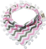 🐾 carollife adjustable pet bandana bibs: stylish tassel scarfs for dogs and cats with soft cotton material логотип