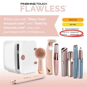img 1 attached to 🌹 Заменяемый лезвие Rose Gold для бритвы Finishing Touch Flawless Nu.