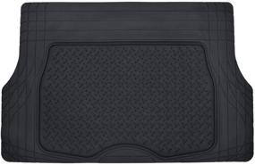 img 4 attached to Universal Trimmable Heavy Duty Cargo Liner Floor Mats for Car Truck SUV - Motor Trend Odorless, Foldable, All-Weather Protection for Trunk