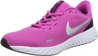 👟 nike revolution 5 grade school running shoe - unisex child logo