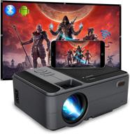 wikish wifi bluetooth portable projector: stream wirelessly, enjoy outdoor cinema experience with led lcd android proyector, hdmi & usb, perfect for tv box, ps4, tablet, laptop logo