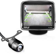 🚗 pyle plcm32 - waterproof & night vision car backup camera system with 3.5" monitor display, wide angle lens, and distance scale lines logo