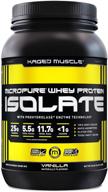 🥛 kaged muscle whey protein powder for optimal post-workout recovery - 100% whey protein isolate, vanilla flavor, 3lbs logo