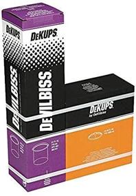 img 2 attached to 🔴 DeVilbiss DPC601 DeKups - Premium Disposable Cup and Lid Set in White