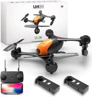 🚁 lmrc lm06 fpv drone with 1080p hd camera - ideal for adults and kids, 2 modular batteries, rc quadcopter drones with dual camera setup, optical flow, altitude hold, headless mode, one key take off/landing, and wifi live video streaming logo